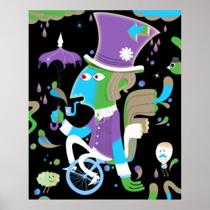 De Modern Velocipede Poster