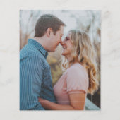 De moderne 2 foto's van de begroting bedekken trou flyer (Achterkant)