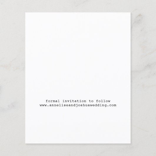 De moderne 4 foto's van de begroting bruiloft bewa flyer (Achterkant)