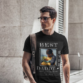 De moderne Aangepaste foto en tekst van de Dag van T-shirt