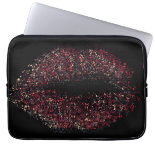 De moderne Abstracte Lippen van de Kunst #17 Laptop Sleeve