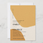 DE MODERNE ABSTRACTE ORANJE RUST DIE WE HEBBEN GEH BEDANKKAART (Voorkant)