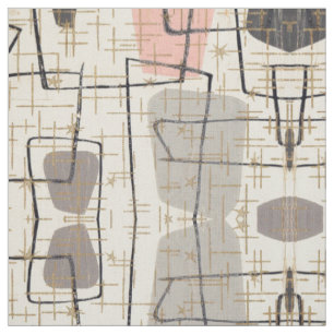 De Moderne Abstracte Stof van het midden van de