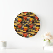 De moderne Abstracte Vierkanten van de Verf van Grote Klok (Huis)