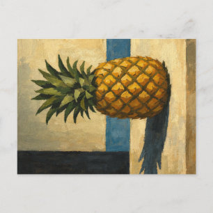 De moderne ananas-ansichtkaart briefkaart