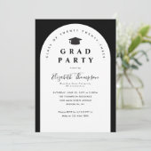 De moderne Arch van de Partij van de AFSTUDEERDER  Kaart (Staand voorkant)