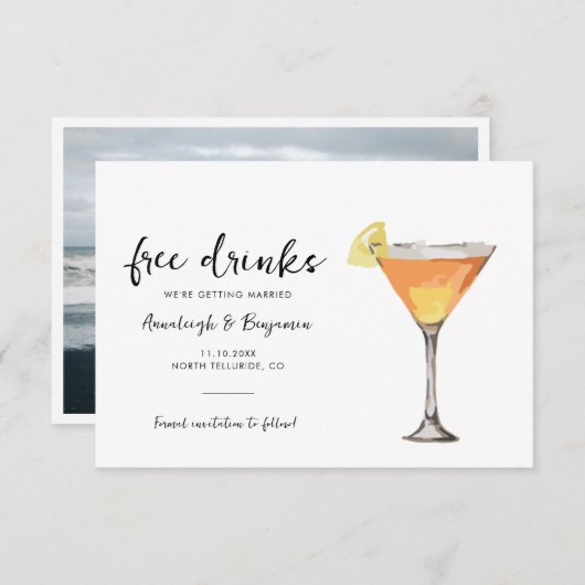 De moderne Band van het Manuscript van de Foto spa (Voorkant / Achterkant)