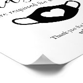 De moderne BedrijfsVeiligheid Draag Uw Manuscript  Poster (Hoek)