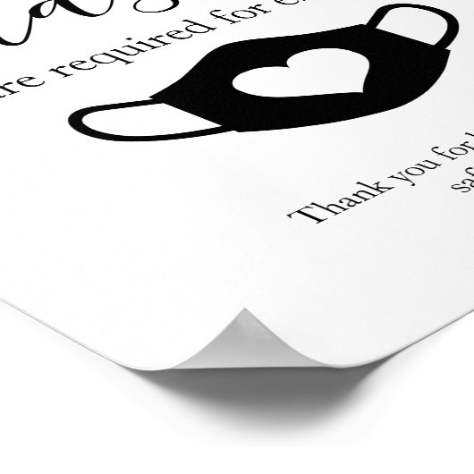 De moderne BedrijfsVeiligheid Draag Uw Manuscript  Poster (Hoek)