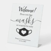 De moderne BedrijfsVeiligheid Draag Uw Manuscript  Reclamebord Met Voetstuk (Voorkant)