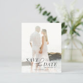 De moderne Begroting sparen de Tekst van de Datum  (Staand voorkant)