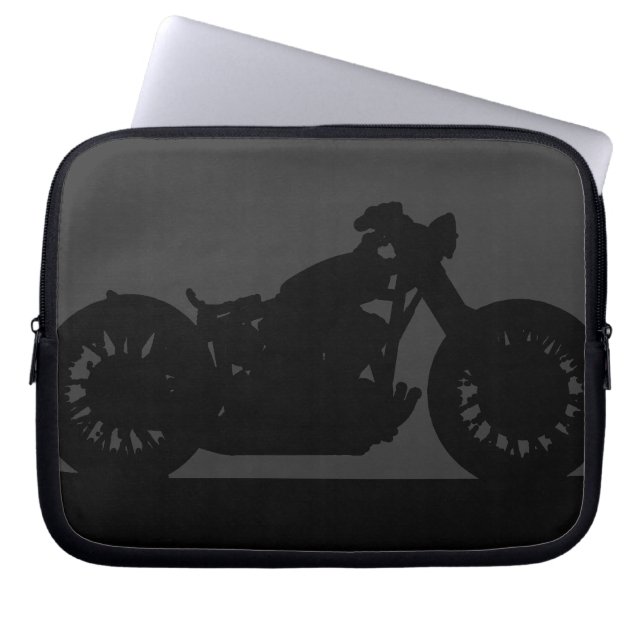 De moderne bikers laptop sleeve (Voorkant)