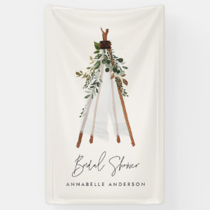 De moderne bladbladerige achtertuin van het blad i spandoek