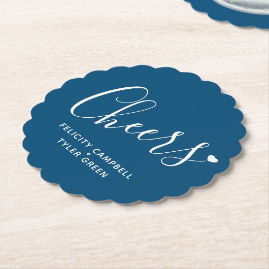 De moderne blauw en witte onderzetters van het har (Gekanteld)