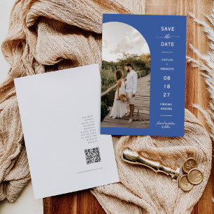 De moderne Blauwe Code van de Foto QR van de Zonne Kaart