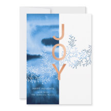 De moderne Blauwe Vreugde van Kerstmis van de