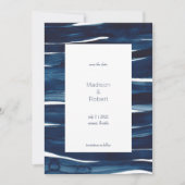 De moderne Blauwe Waterverf van de Zeemacht bewaar Kaart (Voorkant)