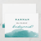 De moderne Blauwgroen Blauwe Kaart van het Manuscr (Voorkant / Achterkant)