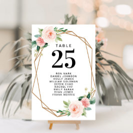 de moderne bloedige lijstaantallen van de florale  kaart