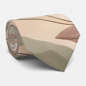 De moderne Boheemse bladeren en vormen Stropdas (Opgerold)