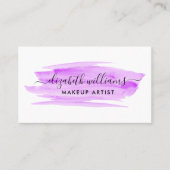 De moderne Borstel van de Waterverf van het Manusc Visitekaartje (Voorkant)