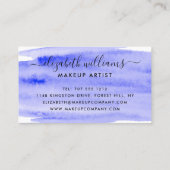 De moderne Borstel van de Waterverf van het Manusc Visitekaartje (Achterkant)