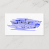 De moderne Borstel van de Waterverf van het Manusc Visitekaartje (Voorkant)