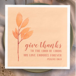 De moderne botanische Waterverf geeft Bedankt de S Servet