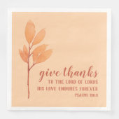 De moderne botanische Waterverf geeft Bedankt de S Servet (Voorkant)