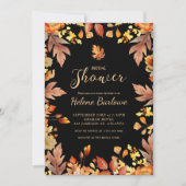 De moderne bruid van de Herfst om rustiek Vrijgeze Kaart (Voorkant)