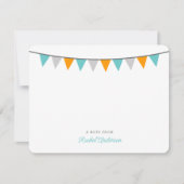 De moderne Bunting Kaarten van de Nota van het (Voorkant)