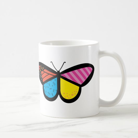 De moderne Butterfly Coffee Mok (Rechts)