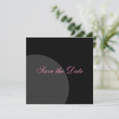 De moderne Cirkel sparen de Datum Save The Date (Staand voorkant)