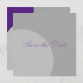 De moderne Cirkel sparen de Datum Save The Date (Voorkant / Achterkant)