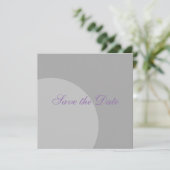 De moderne Cirkel sparen de Datum Save The Date (Staand voorkant)