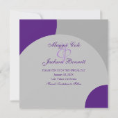 De moderne Cirkel sparen de Datum Save The Date (Achterkant)