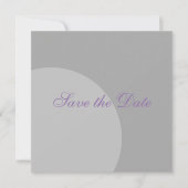 De moderne Cirkel sparen de Datum Save The Date (Voorkant)