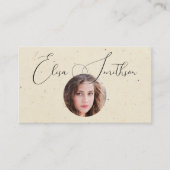 De moderne Code Sociale Media QR van het Manuscrip Visitekaartje (Voorkant)