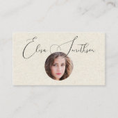 De moderne Code Sociale Media QR van het Manuscrip Visitekaartje (Voorkant)