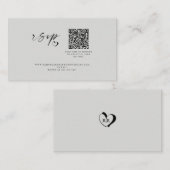 De moderne Code van de Band van het Manuscript Web Informatiekaartje (Voorkant / Achterkant)