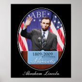 De moderne dag Abraham Lincoln Poster (Voorkant)