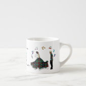 De moderne Dansende Maagdelijke Eilanden de Espresso Kop (Rechts)