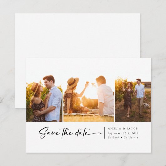 De moderne Drie Doopvont van het Manuscript van de Aankondigingskaart (Voorkant / Achterkant)