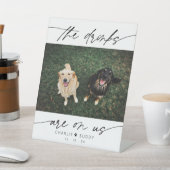 De moderne Drink ligt op de foto van ons huisdier Reclamebord Met Voetstuk (Insitu)