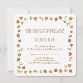 De moderne Elegante Uitnodigingen van de Partij (Achterkant)