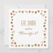 De moderne Elegante Uitnodigingen van de Partij (Voorkant)