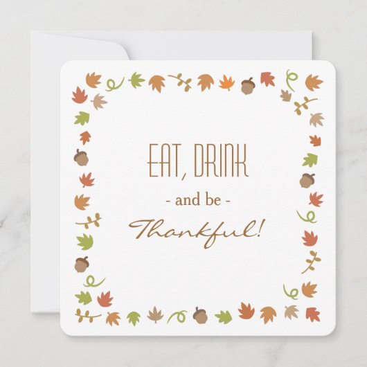 De moderne Elegante Uitnodigingen van de Partij (Voorkant)