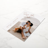 De moderne en Eenvoudige Folie sparen de Kaart van (Gedraaid)