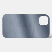 De moderne Faux Geborstelde Achtergrond van het Case-Mate iPhone Case (Achterkant (horizontaal))