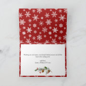 De moderne Fijne Kerst PHOTO Greep Feestdagen Kaart (Binnen)